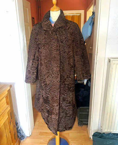 Damen pelzmantel braun - pelzmantel,