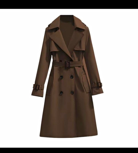 Damen trenchcoat mantel lang - damen,