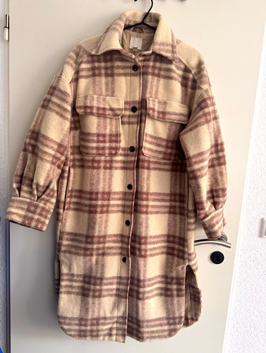Damen mantel hemdjacke - h&m,