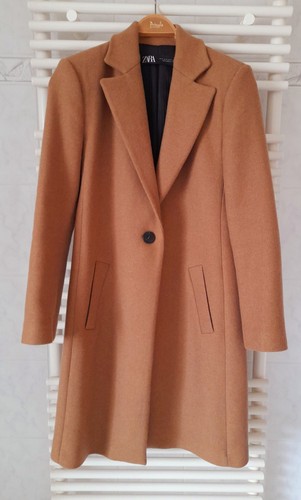 Zara damen wollmantel m - wollmantel, gr.