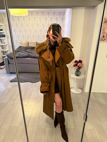 Zara damen trenchcoat mantel - trenchcoat,