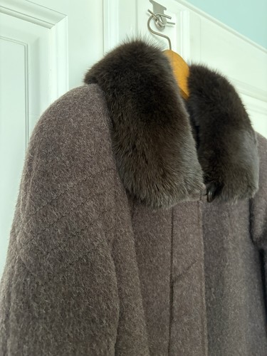 Eleganter damenmantel mit - eleganter,