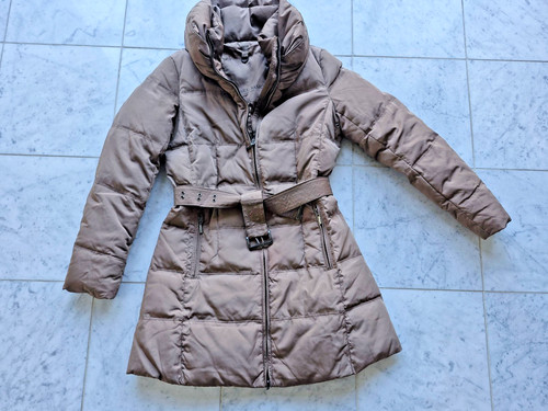 Zara basic damen - zara, daunenmantel