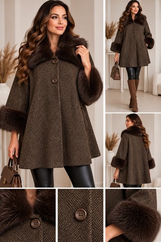 Damen mantel plus size mit - damen, plus-size