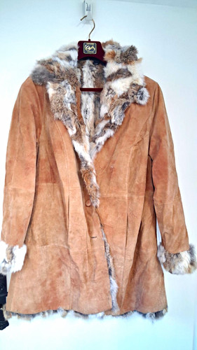 Damen veloursleder kurzmantel - damen,