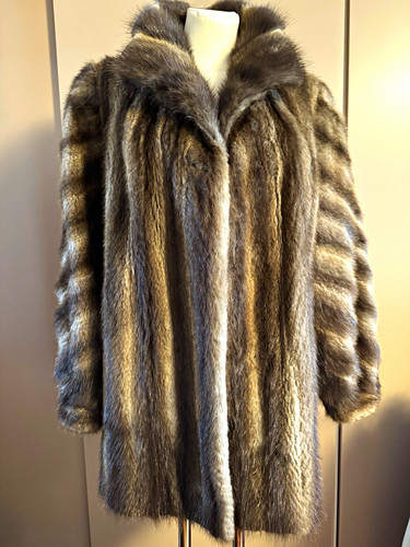 Damen pelzmantel braun - damen,