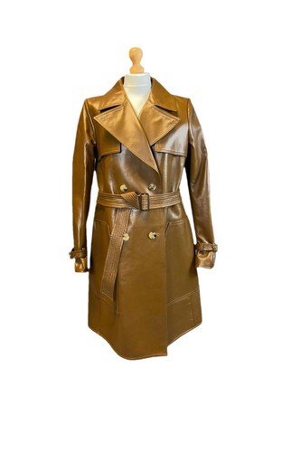 Max mara damen - mara, ledermantel