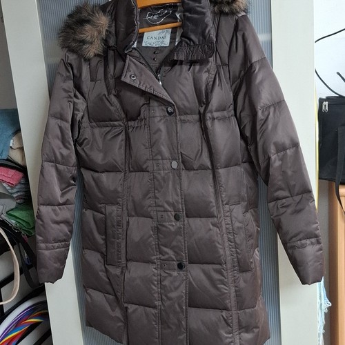 Canda damen daunenmantel braun - damen,