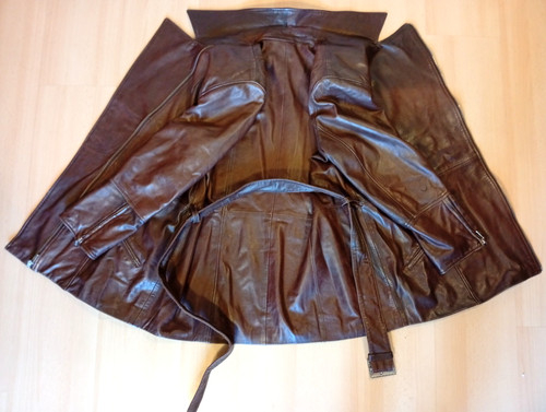Damenmantel echtleder jacke - damenmantel,