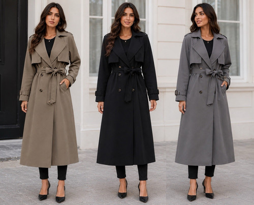 Cherry damen trenchcoat - cherry,