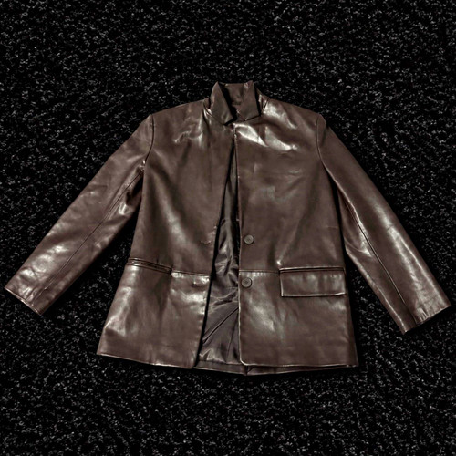 Zara damen ledermantel braun - damen,