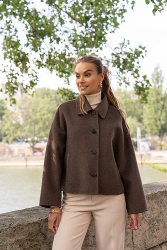 Eleganter kurzmantel aus - eleganter,