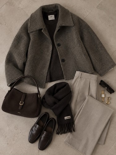 Massimo dutti damen kurzmantel - dutti,