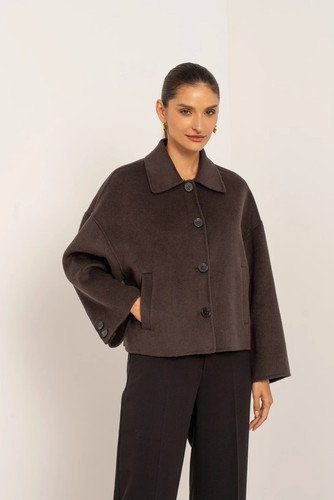 Eleganter kurzmantel aus - eleganter,