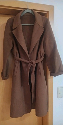 Zara damen mantel braun - mantel,