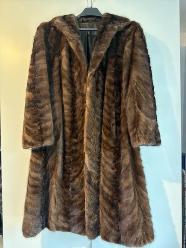 Damen pelzmantel braun - damen,