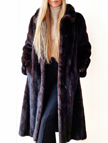 Saga mink nerz pelzmantel - saga,