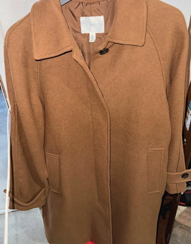 Damen wollmantel braun gr - braun,