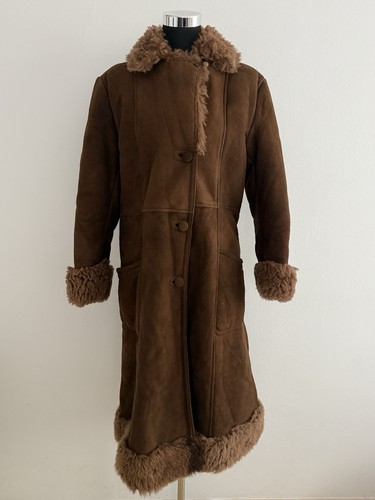 Vintage damen lammfellmantel - vintage,