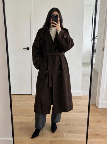 Neu damen oversize trenchcoat - oversize,