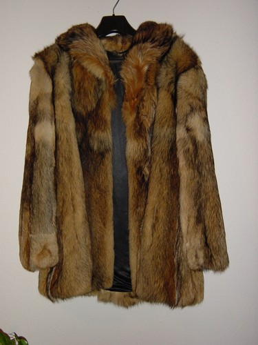 Damen pelzmantel braun - pelzmantel,
